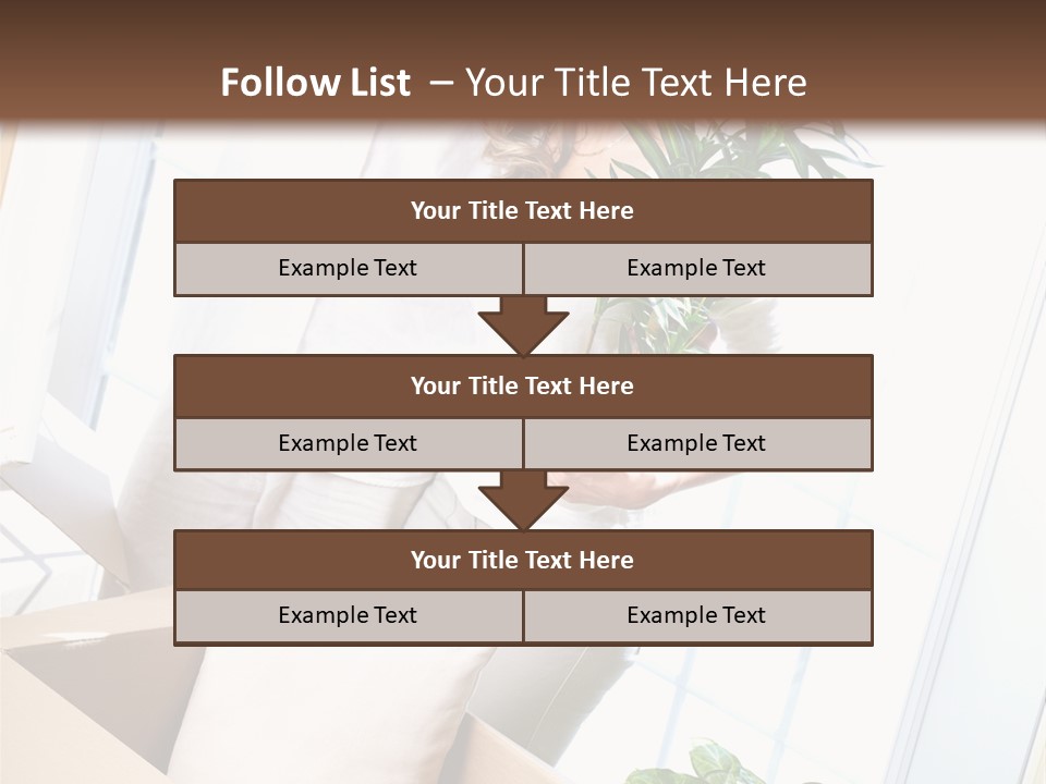 Room Floor Man PowerPoint Template