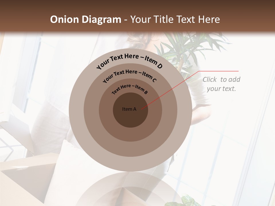Room Floor Man PowerPoint Template