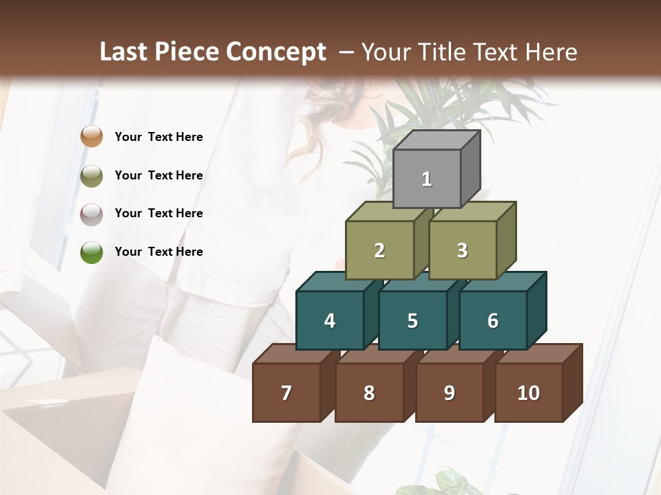 Room Floor Man PowerPoint Template