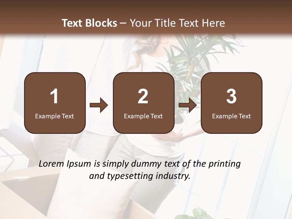 Room Floor Man PowerPoint Template