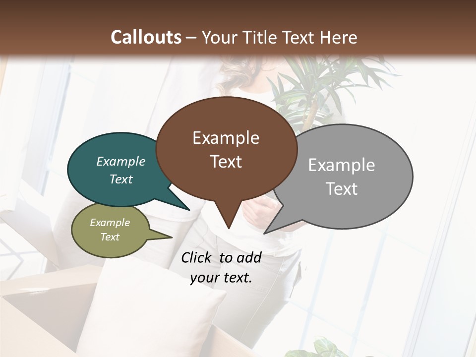 Room Floor Man PowerPoint Template