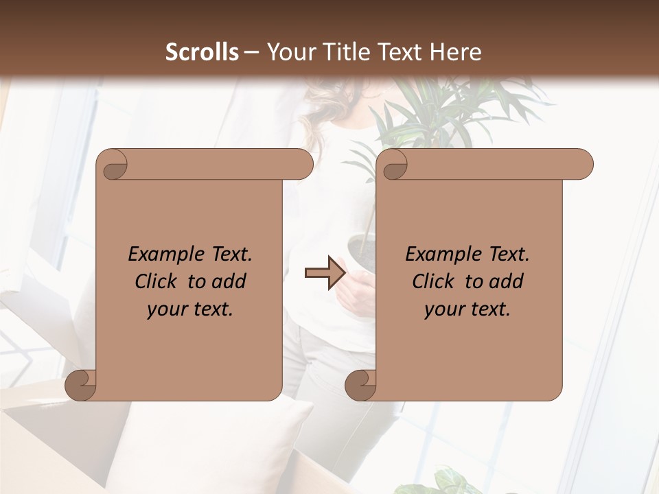 Room Floor Man PowerPoint Template