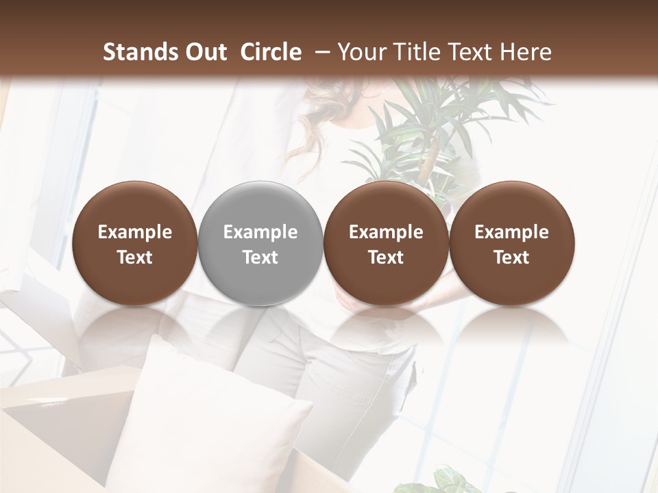 Room Floor Man PowerPoint Template