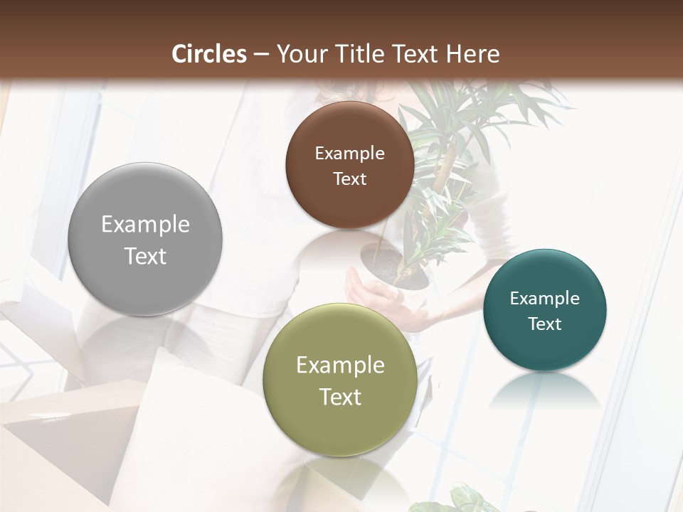 Room Floor Man PowerPoint Template