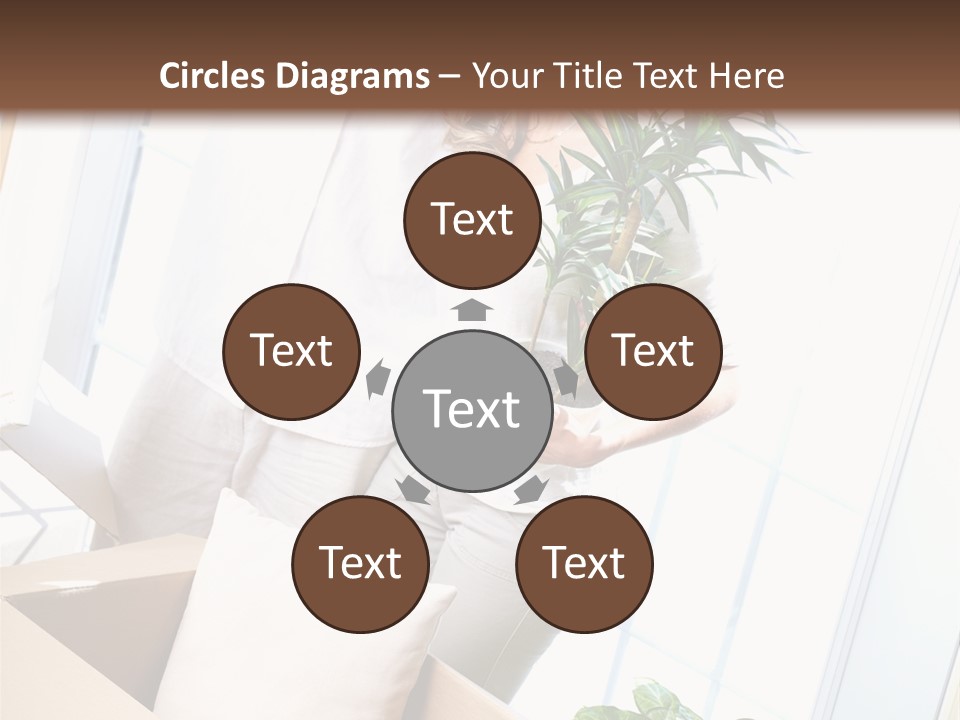 Room Floor Man PowerPoint Template