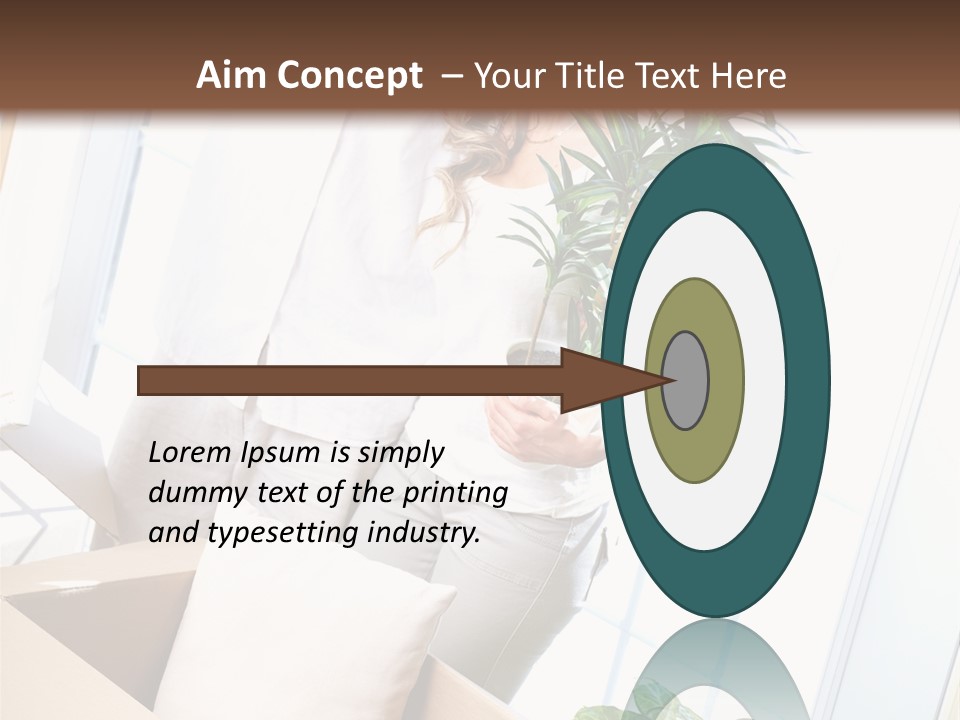 Room Floor Man PowerPoint Template