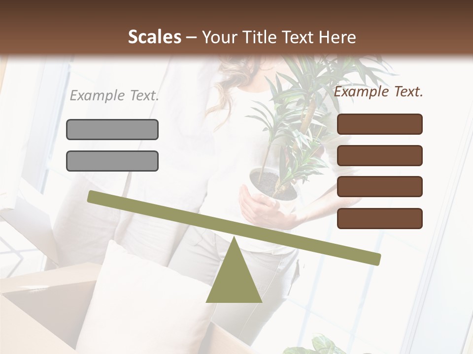 Room Floor Man PowerPoint Template