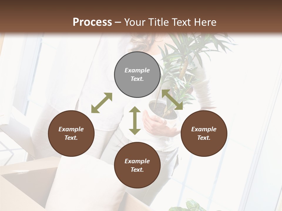 Room Floor Man PowerPoint Template