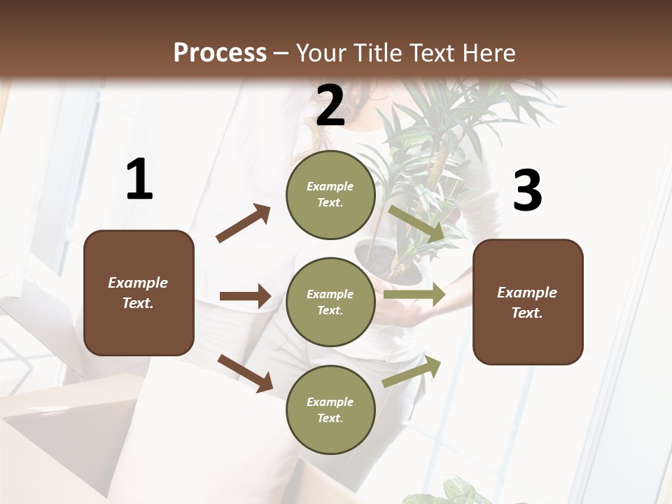 Room Floor Man PowerPoint Template