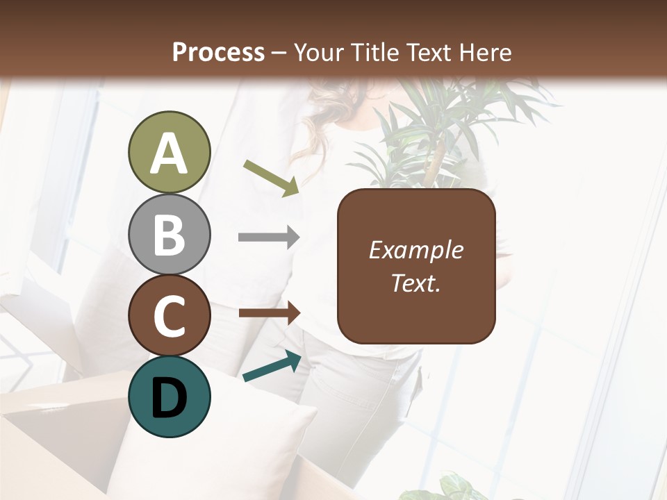 Room Floor Man PowerPoint Template