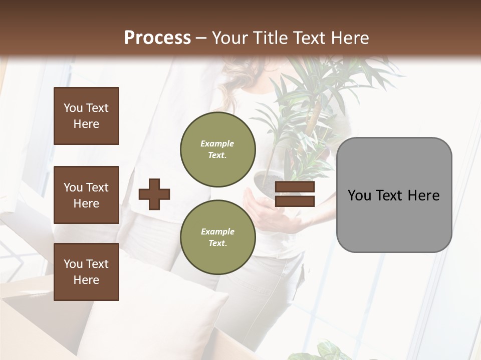 Room Floor Man PowerPoint Template