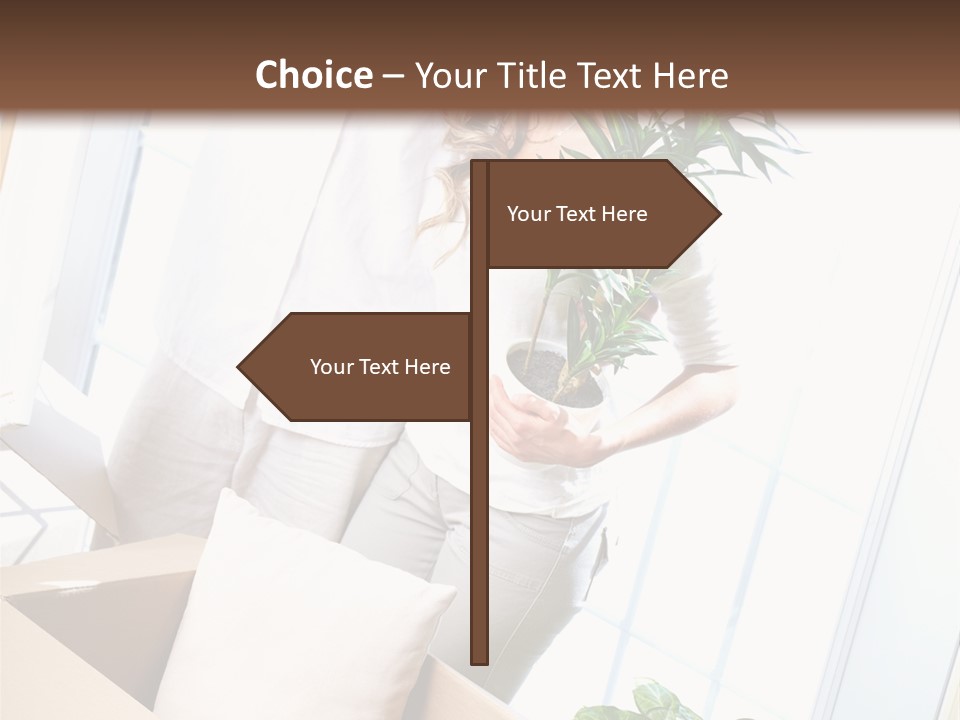 Room Floor Man PowerPoint Template