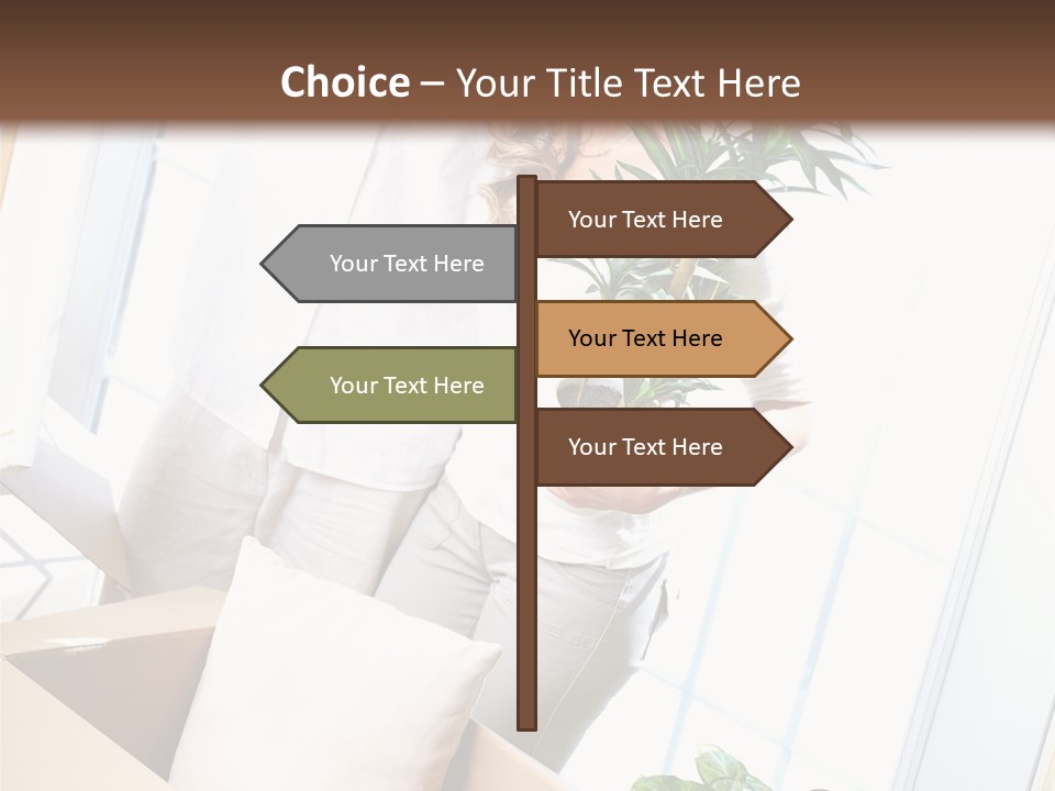 Room Floor Man PowerPoint Template