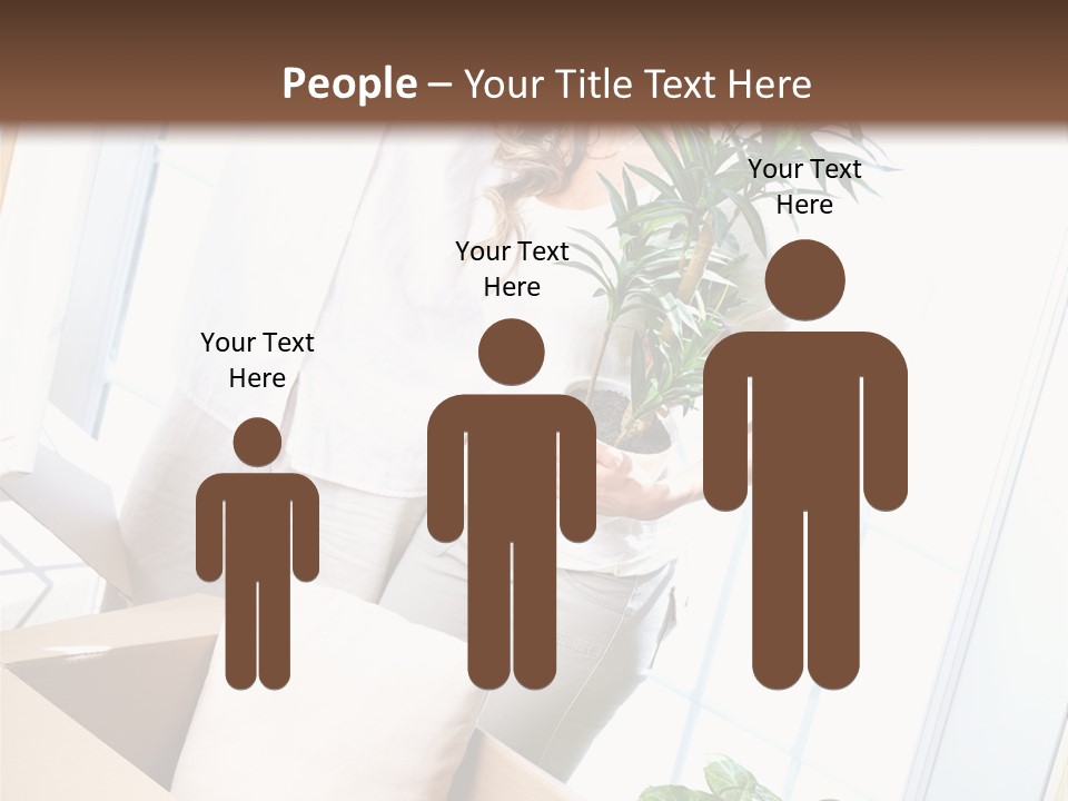 Room Floor Man PowerPoint Template