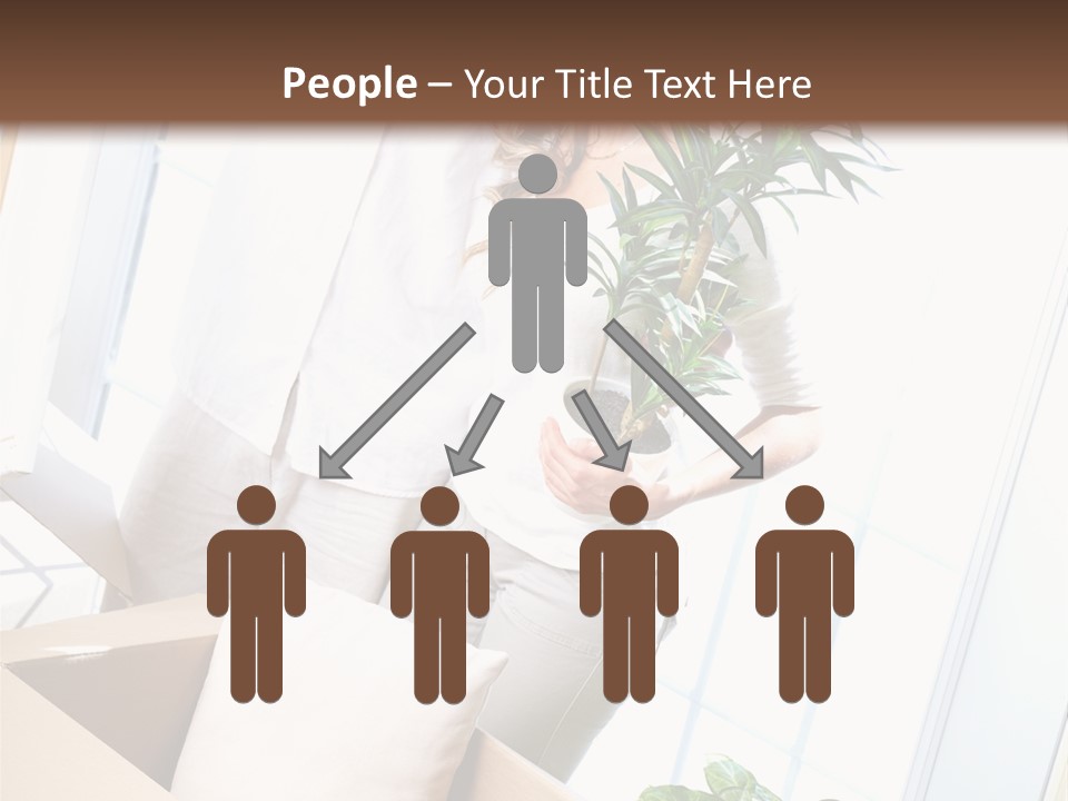 Room Floor Man PowerPoint Template