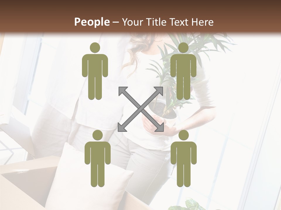 Room Floor Man PowerPoint Template