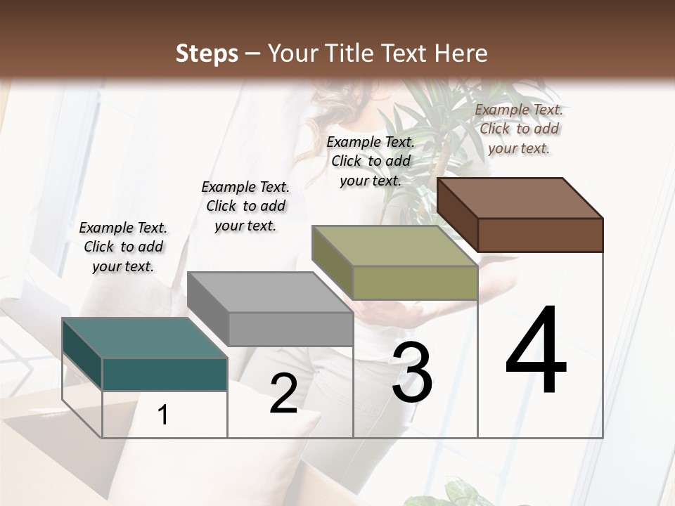 Room Floor Man PowerPoint Template