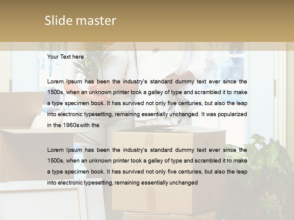 Man Sitting Love PowerPoint Template