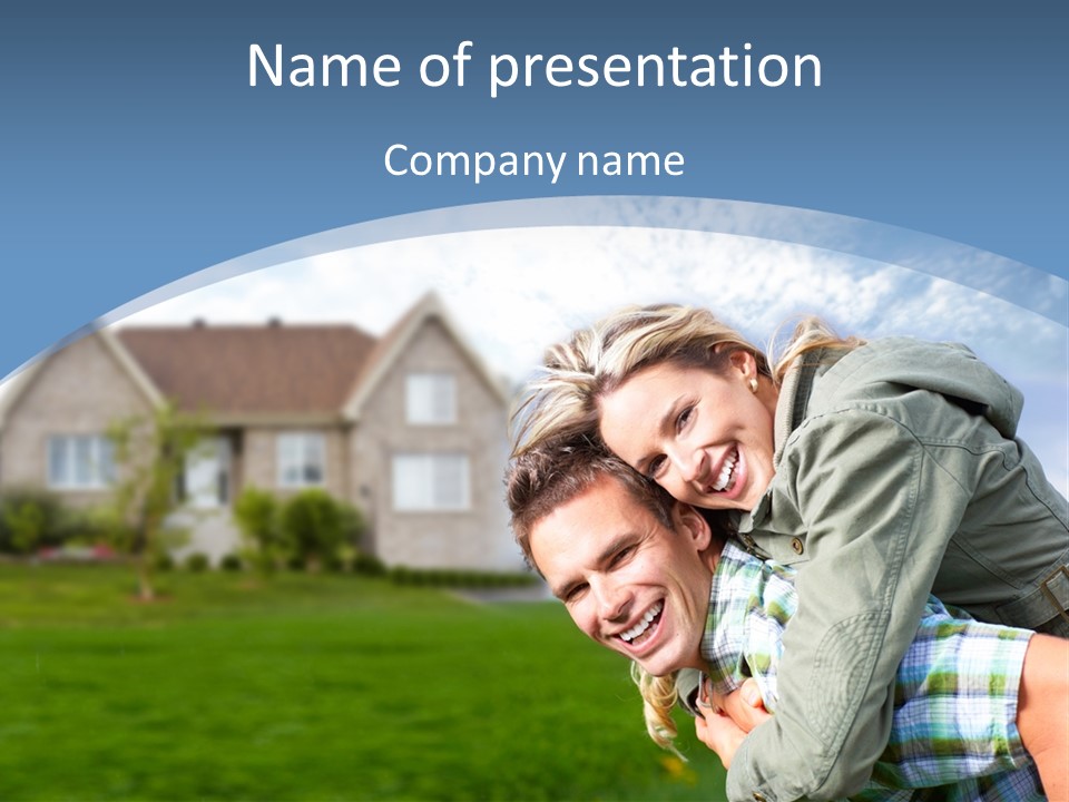 Family Residential Relationship PowerPoint Template