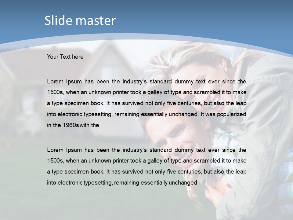 Family Residential Relationship PowerPoint Template
