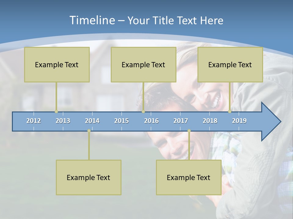 Family Residential Relationship PowerPoint Template