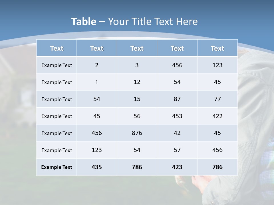 Family Residential Relationship PowerPoint Template