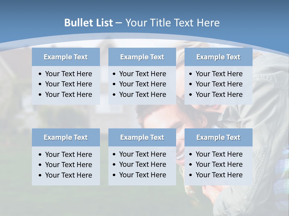 Family Residential Relationship PowerPoint Template