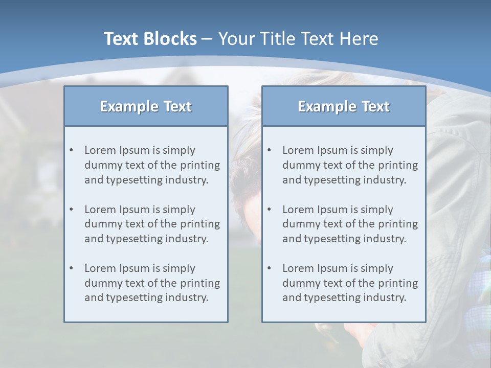 Family Residential Relationship PowerPoint Template