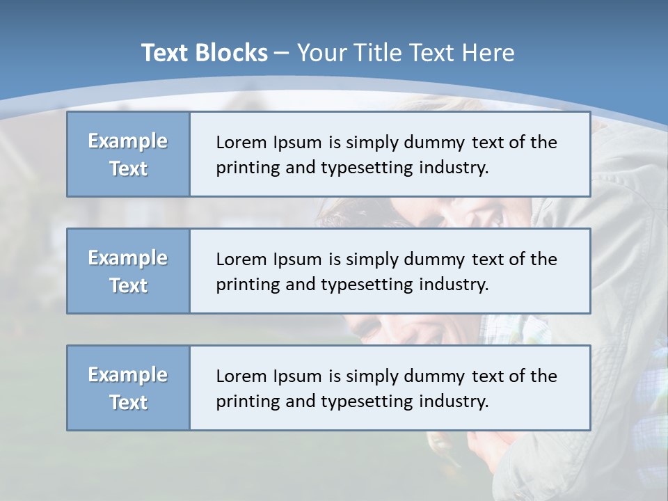 Family Residential Relationship PowerPoint Template