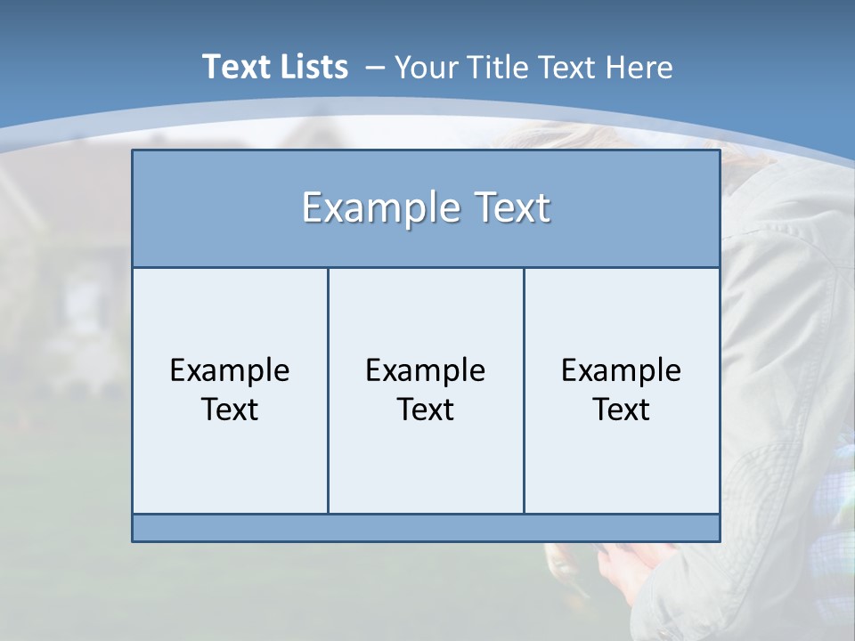 Family Residential Relationship PowerPoint Template