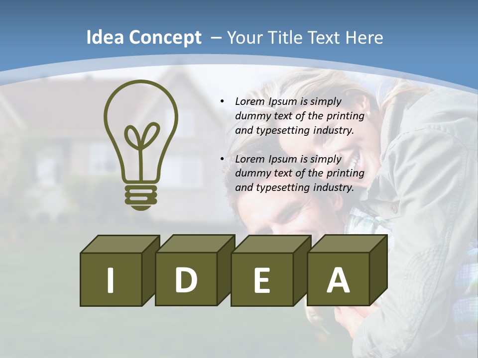 Family Residential Relationship PowerPoint Template