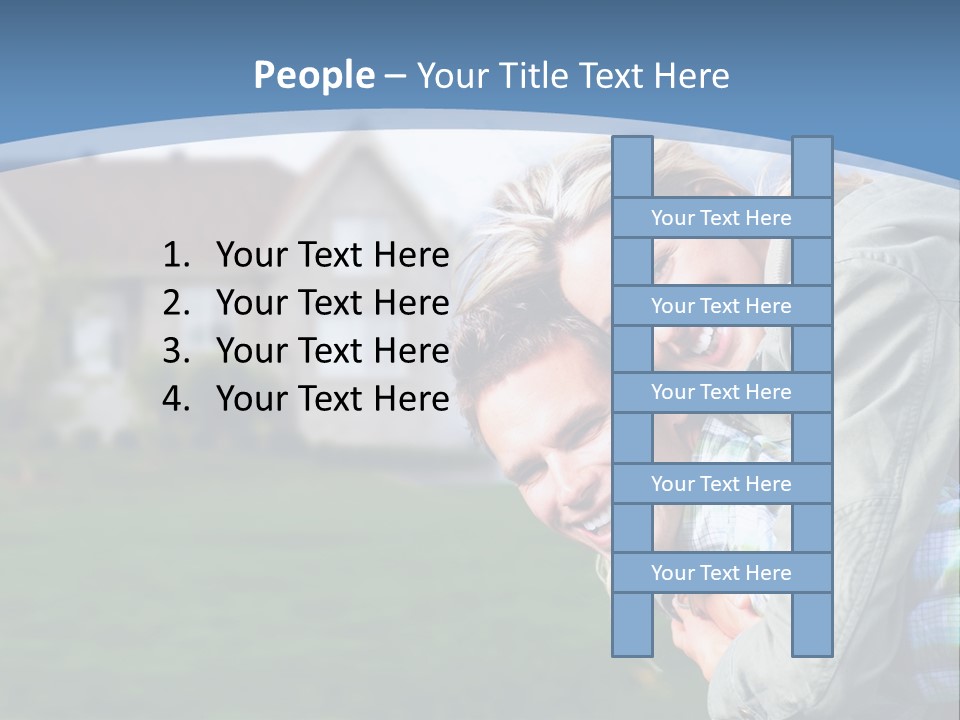 Family Residential Relationship PowerPoint Template