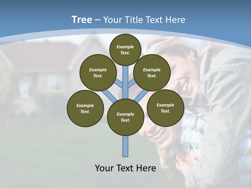 Family Residential Relationship PowerPoint Template