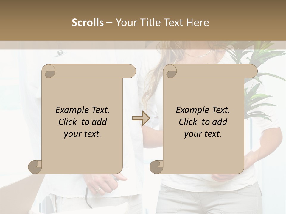 Romance Young Female PowerPoint Template