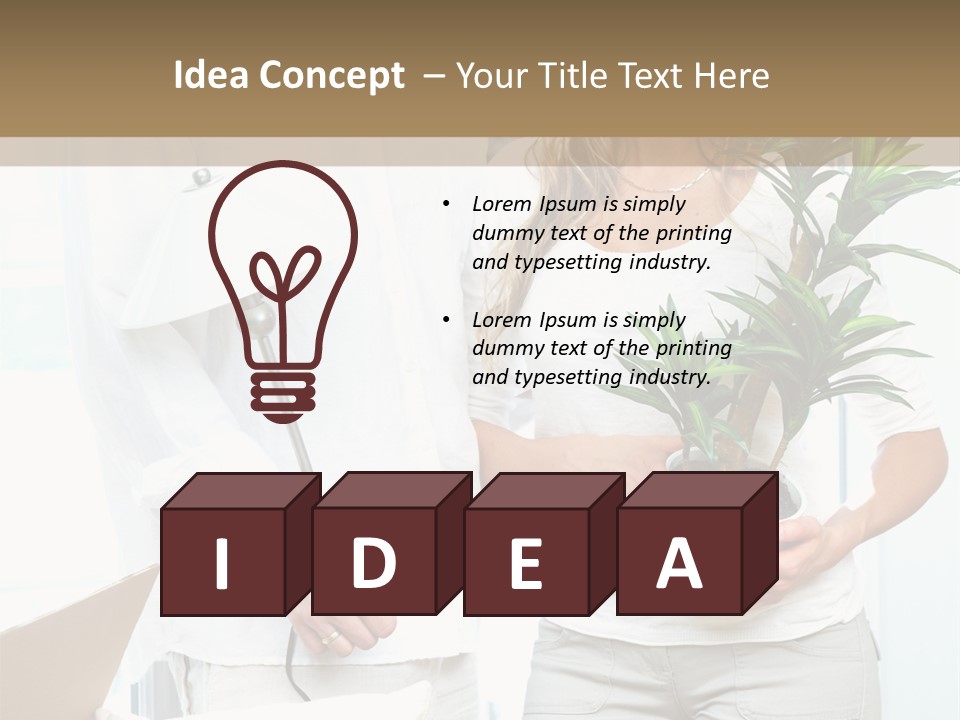 Romance Young Female PowerPoint Template