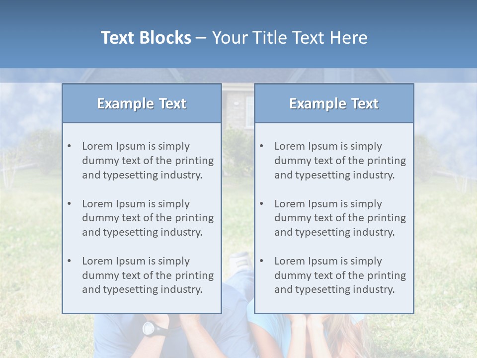 Meadow Together Relationship PowerPoint Template