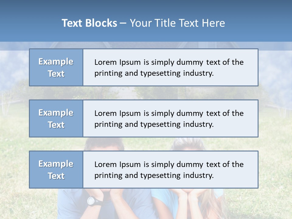 Meadow Together Relationship PowerPoint Template