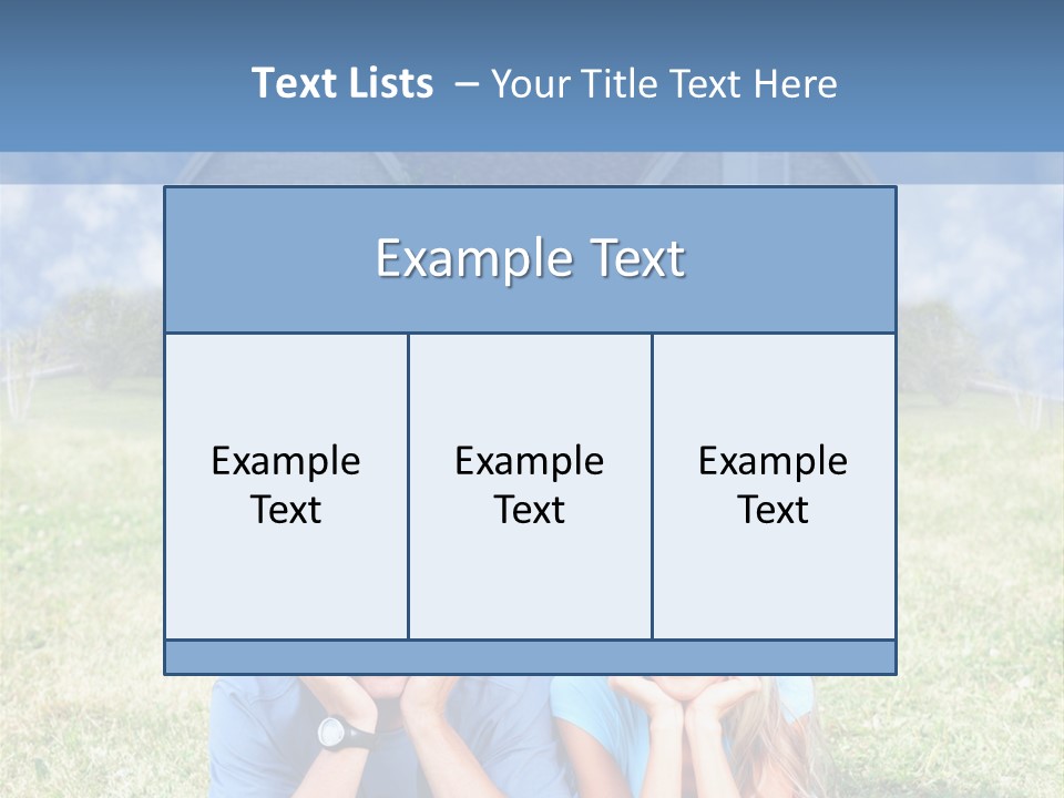 Meadow Together Relationship PowerPoint Template