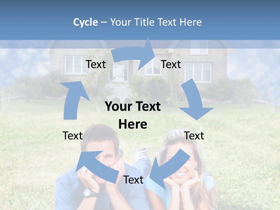 Meadow Together Relationship PowerPoint Template