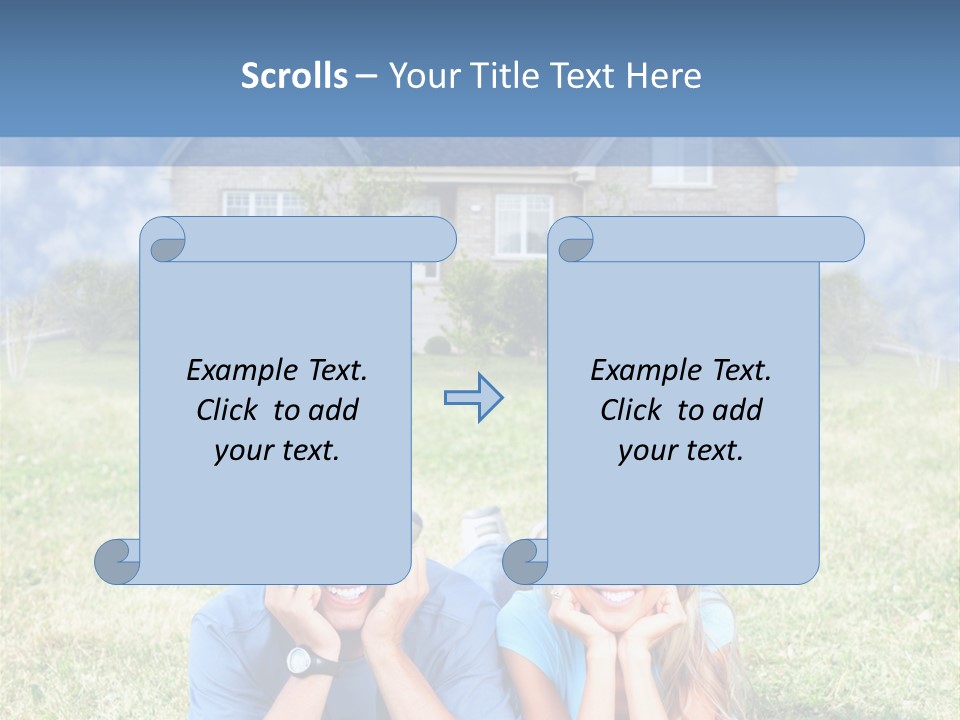 Meadow Together Relationship PowerPoint Template