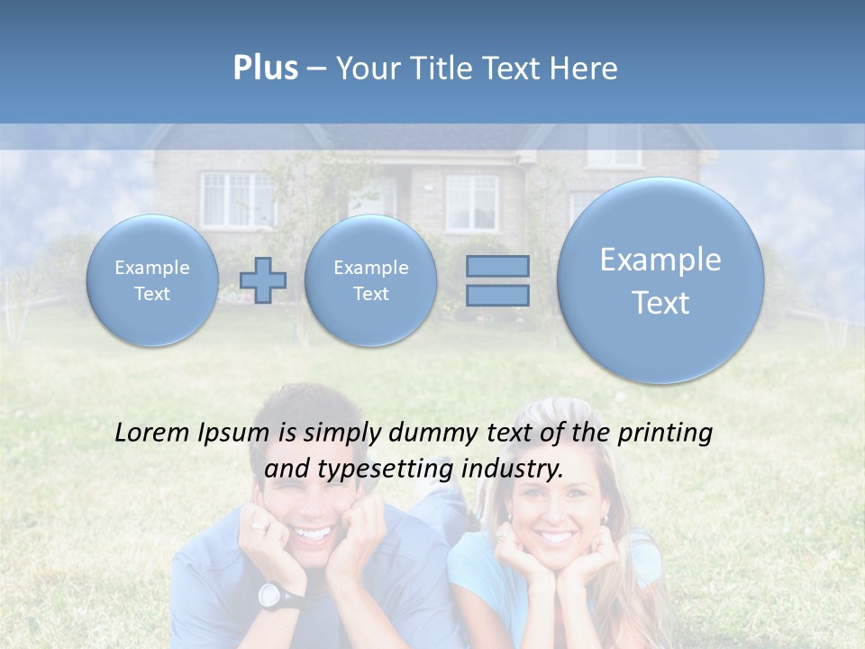 Meadow Together Relationship PowerPoint Template