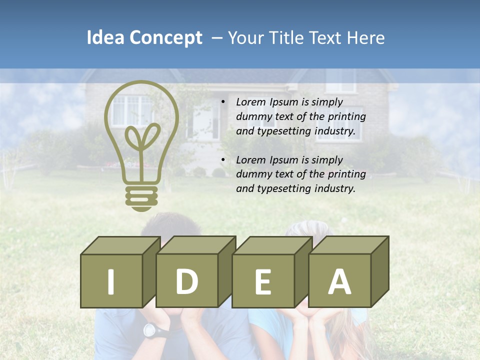 Meadow Together Relationship PowerPoint Template