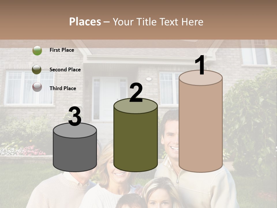 Life Housing Happy PowerPoint Template