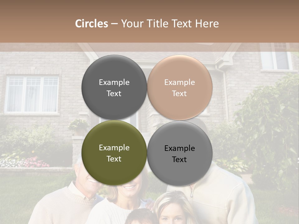 Life Housing Happy PowerPoint Template