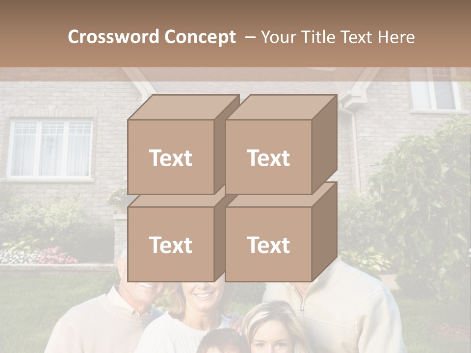 Life Housing Happy PowerPoint Template