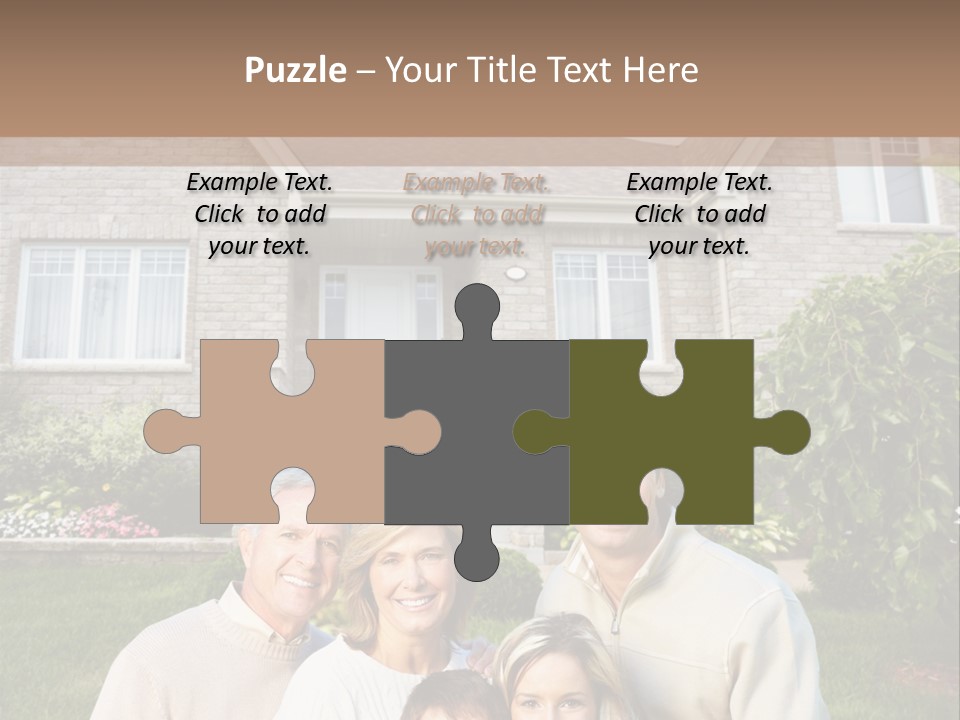 Life Housing Happy PowerPoint Template