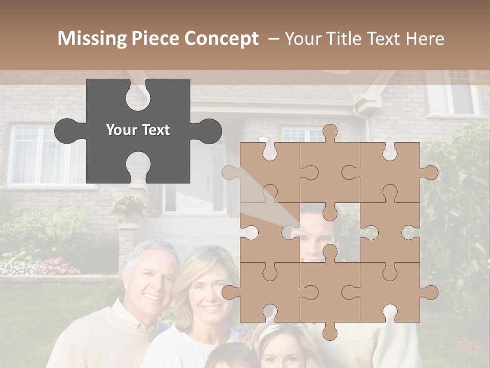 Life Housing Happy PowerPoint Template