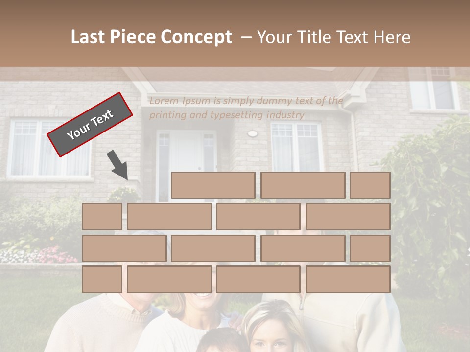 Life Housing Happy PowerPoint Template