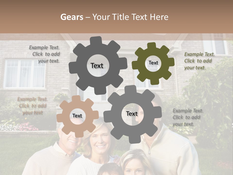 Life Housing Happy PowerPoint Template