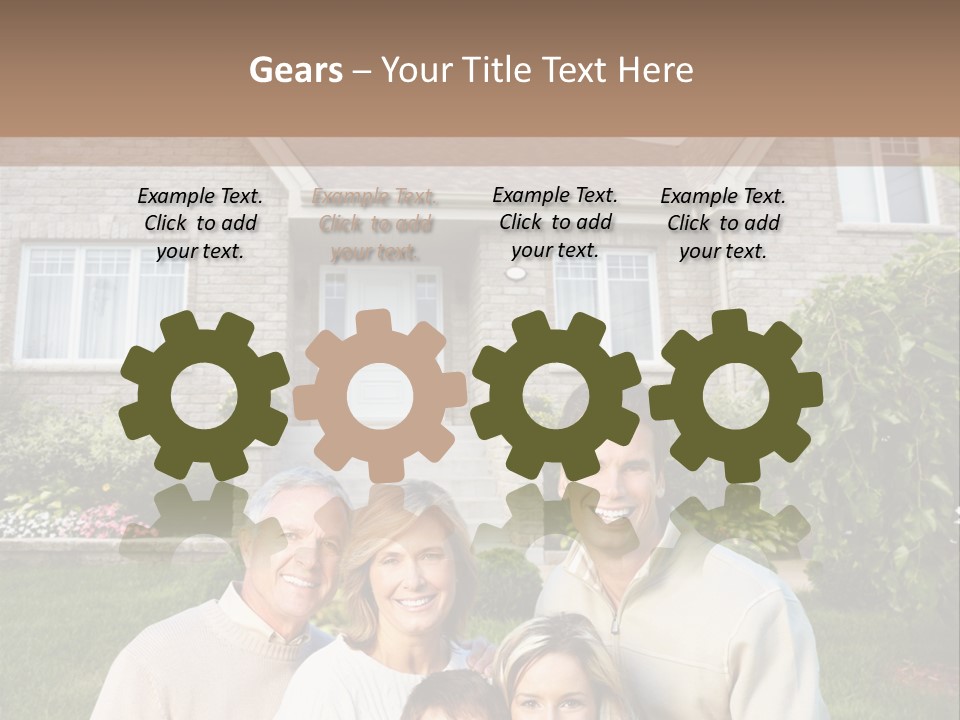 Life Housing Happy PowerPoint Template